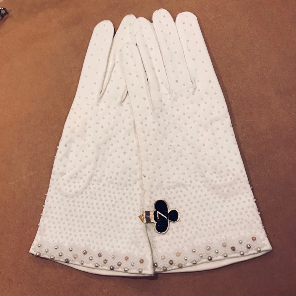 Vintage Beaded Gloves